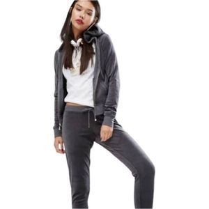dark grey juicy tracksuit